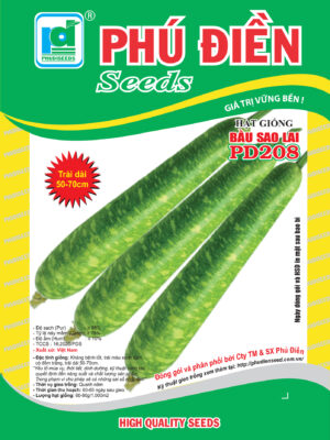 Hạt giống bầu sao trái dài PD208
