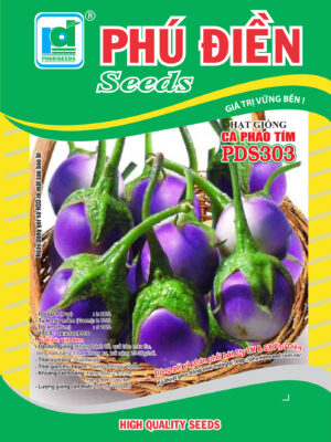 Hạt giống cà pháo tím cao sản PDS303 (2g)