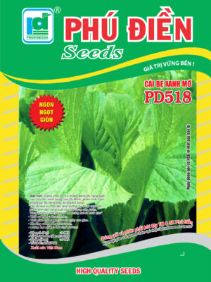 Hạt giống cải bẹ xanh mỡ PD518 (20g)