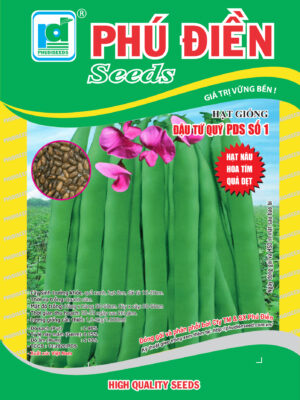 Hạt giống đậu tứ quý hạt nâu ( Hoa Tím - Quả Dẹt)