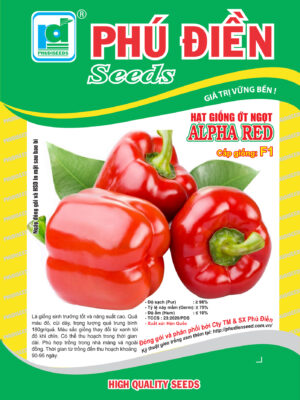 Hạt giống ớt ngọt đỏ F1 Laurent