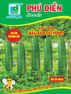 Hạt giống bầu sao lai trái ngắn PD207 (10g)